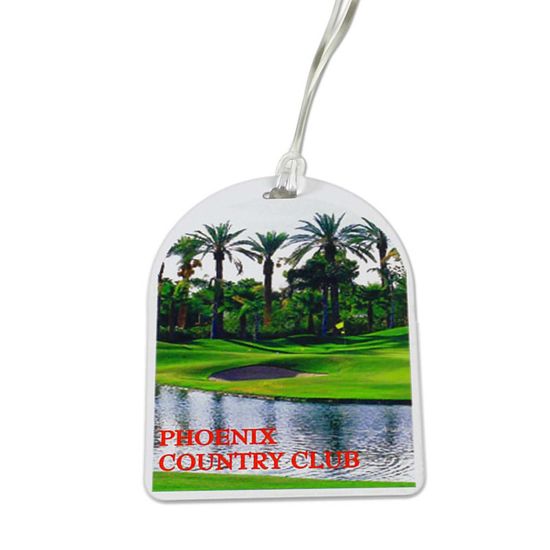 DPGTOT - Oval Top Golf Tag - 4c Digital Imprint